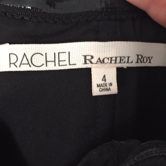 Rachel Roy pleated black one shoulder dress. - Picture 5 of 6